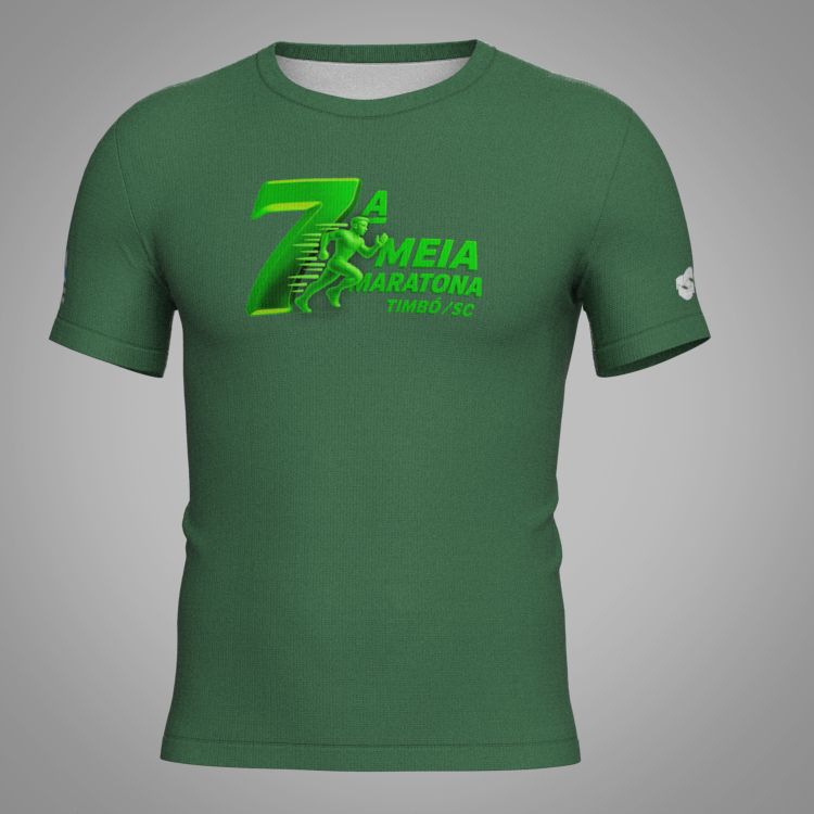Camiseta oficial Meia Maratona Timbó 2026